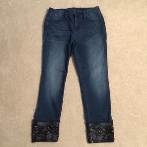Chico’s So Slimming Girlfriend Ankle Jean size 00